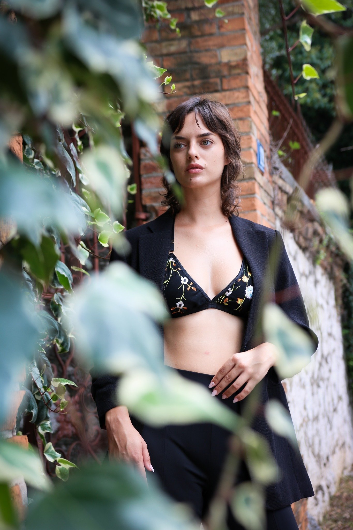 Dark Forest Embroidered Lingerie Set - Slika 6