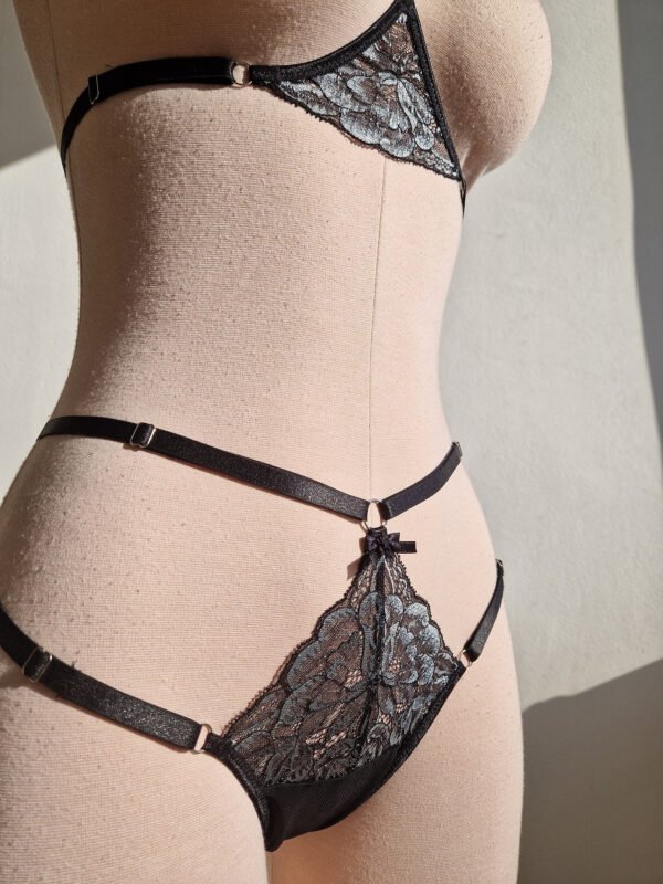 Choker Harness and 2 Strap Panty Set - Image 10