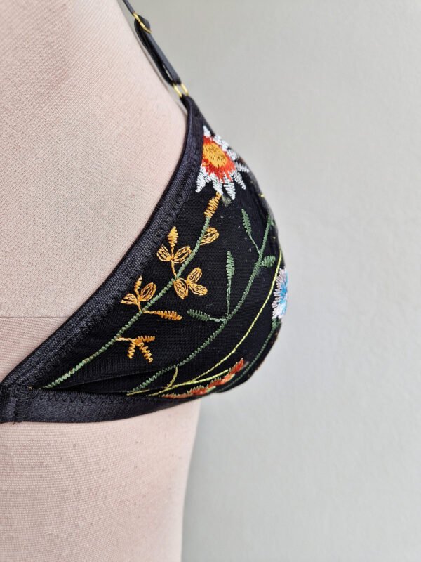Dark Forest Embroidered Lingerie Set - Image 3