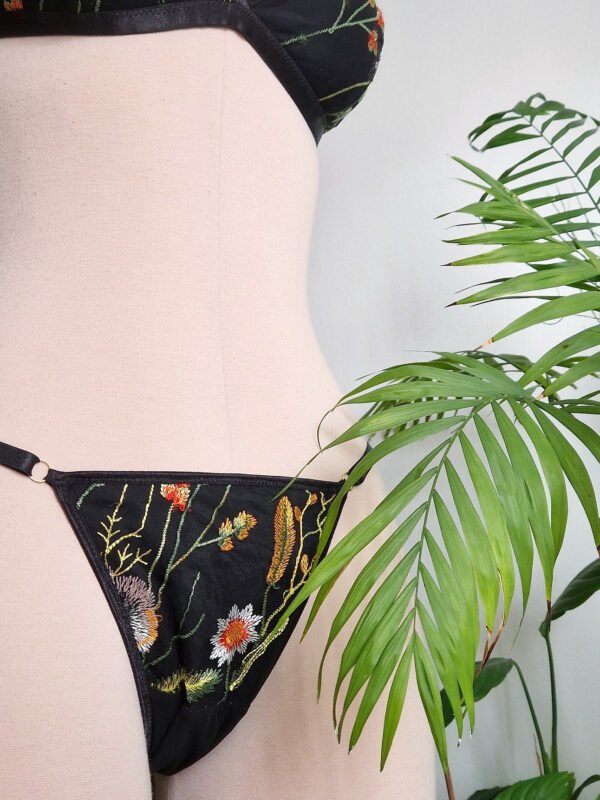 Dark Forest Embroidered Lingerie Set - Image 7