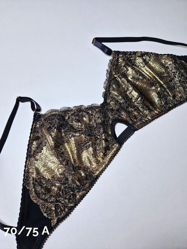 Dunya Gold Lace Lingerie Set - Image 5