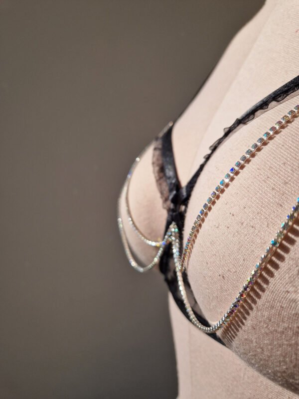 Nea Ouvert Glittery Chain Lingerie Set - Image 7