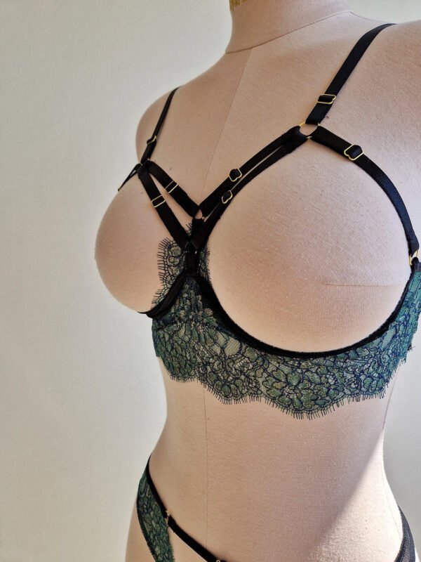 Serena Quarter Cup Cage Bra - Image 7
