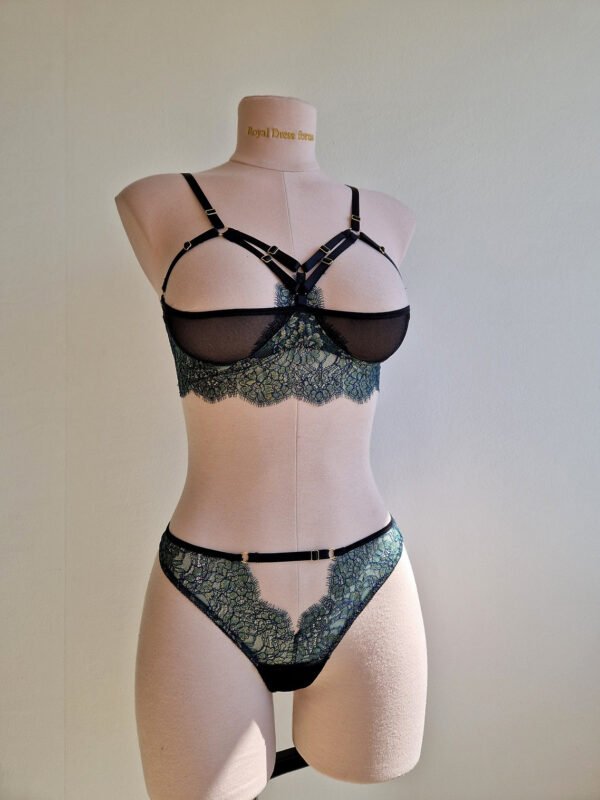Serena Quarter Cup Cage Bra - Image 5