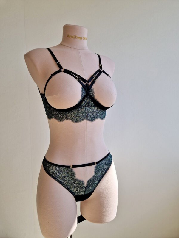 Serena Quarter Cup Cage Bra - Image 6