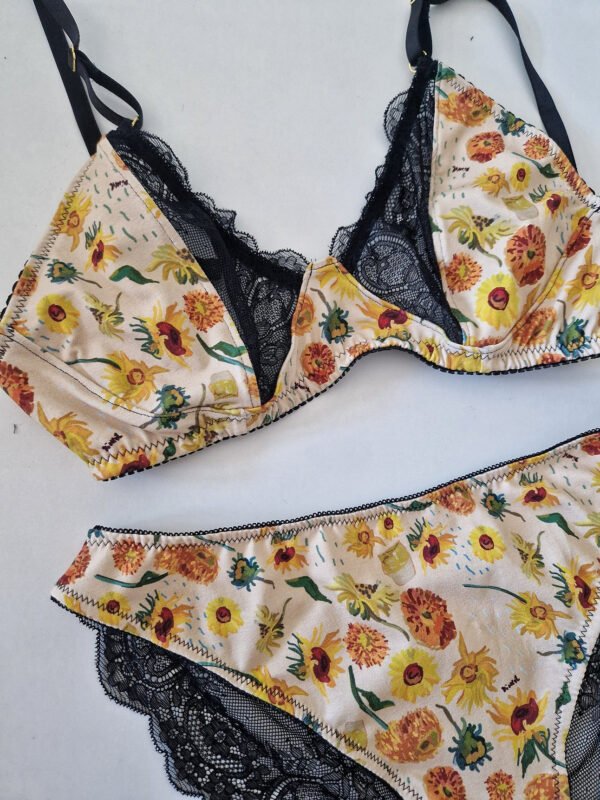Sunflower Cotton Lingerie Set - Slika 4