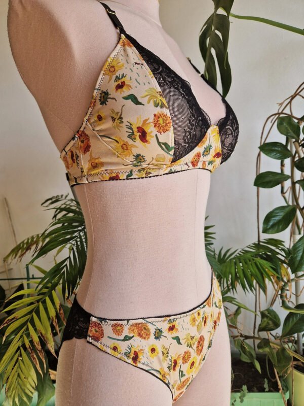 Sunflower Cotton Lingerie Set - Slika 5
