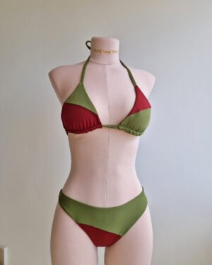 SustainaBabe Bikini Set: A/B cup, M bottoms, multiple colors