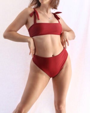 Reversible Shoulder-Tie Bikini Top