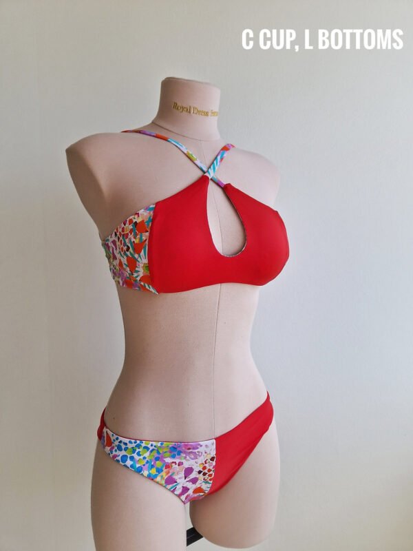 SustainaBabe KeyHole Bikini top, multiple sizes - Image 7