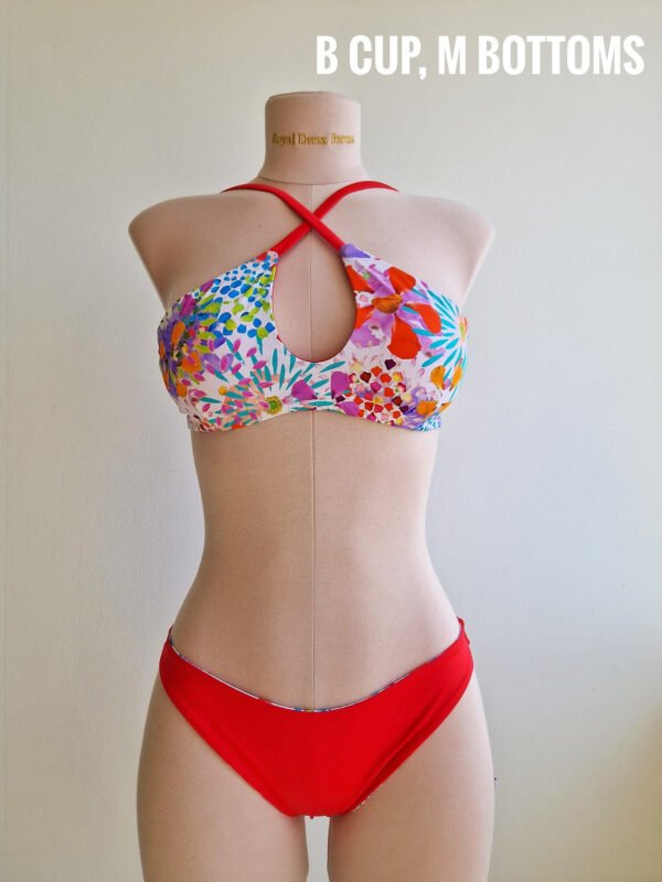 SustainaBabe KeyHole Bikini top, multiple sizes - Image 4