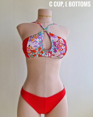 SustainaBabe KeyHole Bikini top, multiple sizes