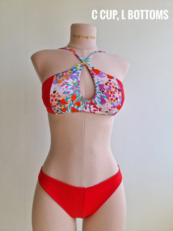 SustainaBabe KeyHole Bikini top, multiple sizes